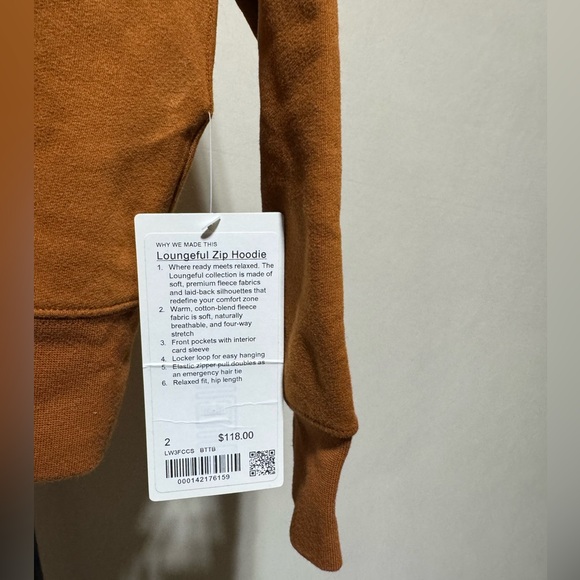 NWT 🎉 Lululemon Loungeful Zip Hoodie - Picture 4 of 4